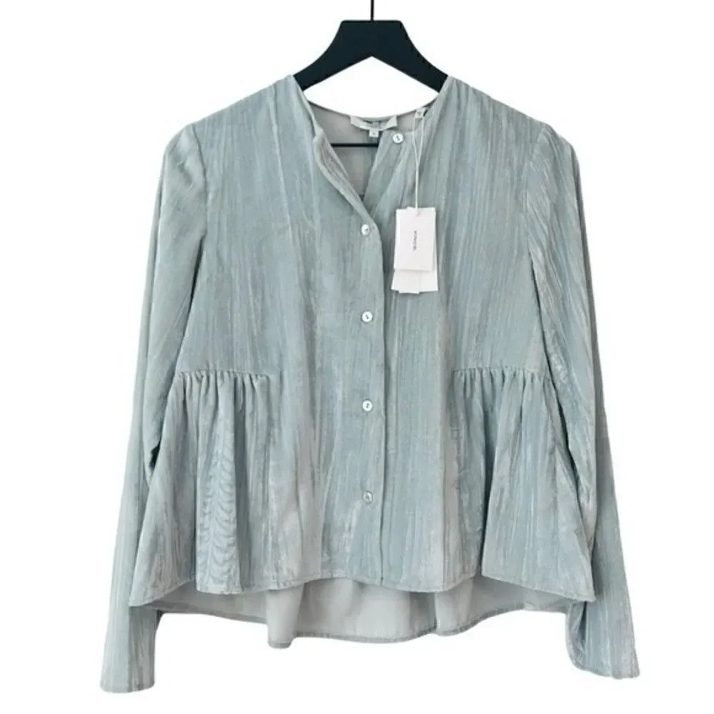 Vince ruched velour